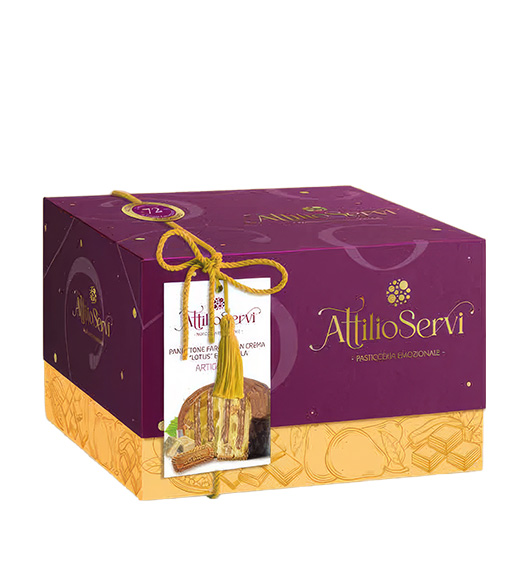 Panettone Crema Lotus e Nocciole